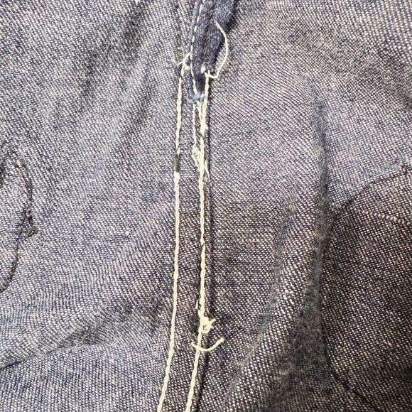 Vintage Carter's Watch The Wear Overalls Adjustable‎ Blue Denim Altered READ - Picture 14 of 16